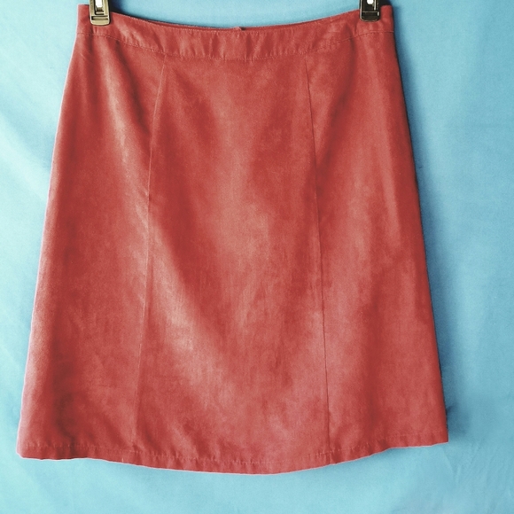 Croft&Barrow Button Front Skirt - Picture 2 of 7